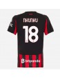AC Milan Christopher Nkunku #18 Replika Hemmakläder Dam 2025-26 Kortärmad